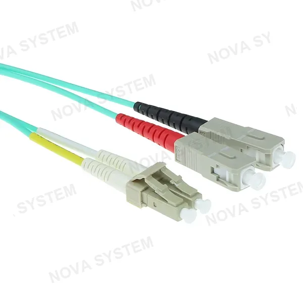 MMC MULTIMEDIA CONNECT MMC JLCSC5DMUL50OM3 Patch cord de FO LC-SC dúplex OM3 LSZH multimodo x 5mts