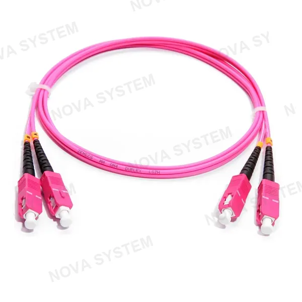 MMC MULTIMEDIA CONNECT MMC JSCSC2DMUL50OM4 Patch cord de FO SC-SC dúplex OM4 LSZH multimodo x 2mts