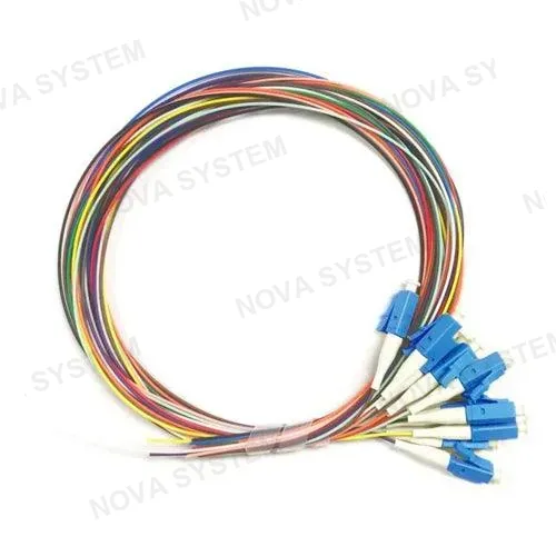 MMC MULTIMEDIA CONNECT MMC PIGLCOM3B12 Pigtail de FO LC OM3 LSZH multimodo x 2mts Pack x 12 colores