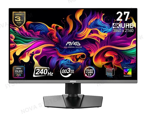 MSI MSI MAG-272UP-QD-OLED-X24 Monitor 27" 4K UHD 240HZ