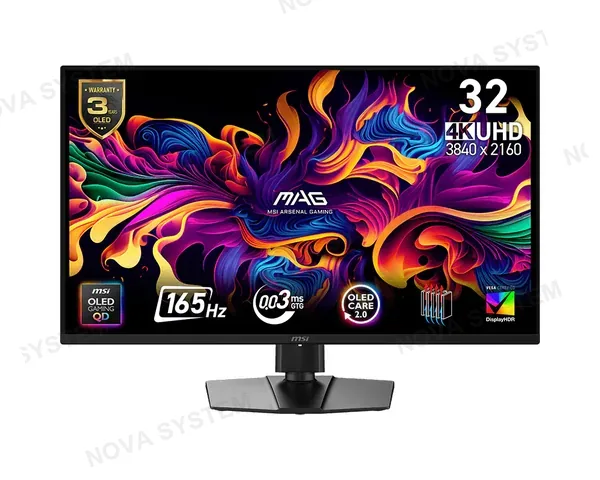 MSI MSI MAG-322UP-QD-OLED-E16 Monitor 32" 165Hz 4K UHD