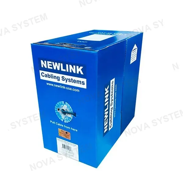 NEWLINK NEWLINK 9806361 Cable de Red UTP Cat6 23AWG UL Exterior Negro 305m