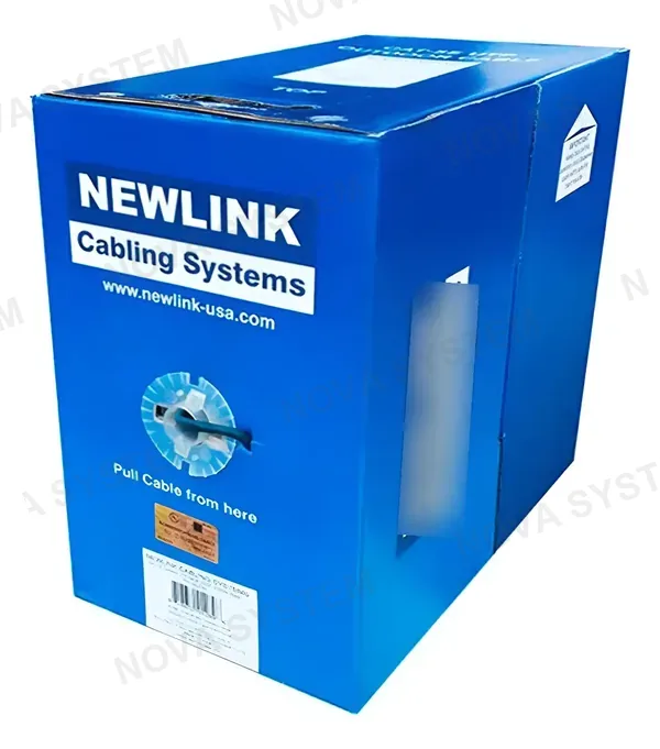 NEWLINK NEWLINK 9806742 Cable de Red UTP Cat6 23AWG UL Azul 305m
