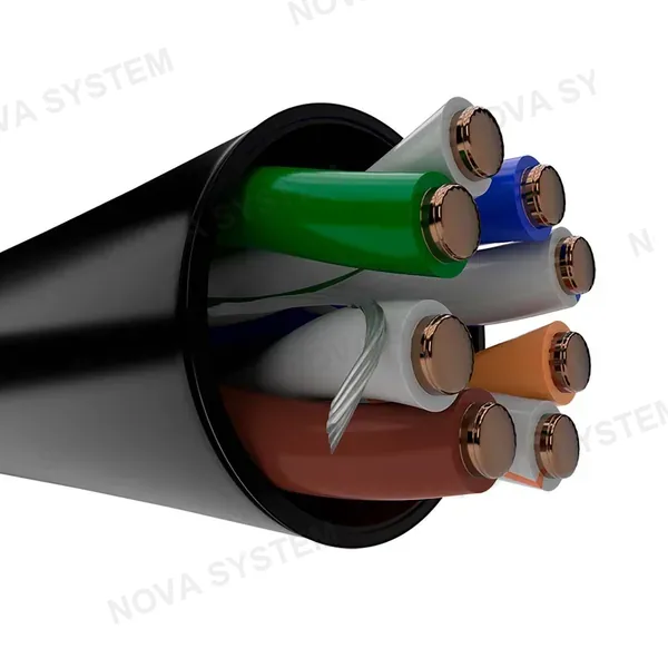 NEXXT SOLUTIONS NEXXT SOLUTIONS AB355NXT07 Cable en Bobina Cat5E U/UTP CMX 24AWG Negro