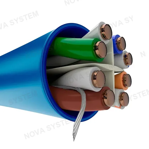 NEXXT SOLUTIONS NEXXT SOLUTIONS AB356NXT02 Cable en Bobina U/UTP CM 23AWG Azul