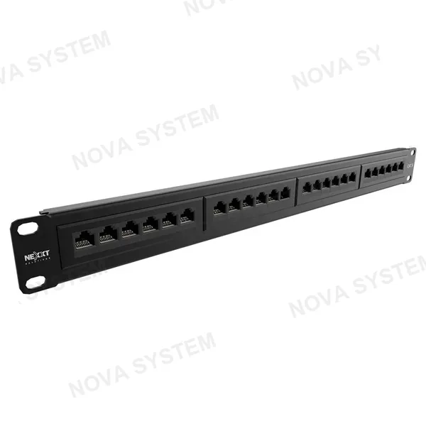 NEXXT SOLUTIONS NEXXT SOLUTIONS AW191NXT06 Patch Panel Rack 24P 1U Cat6 Pre-config Tipo 110