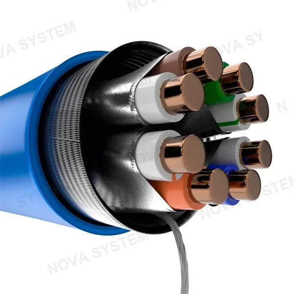 NEXXT SOLUTIONS NEXXT SOLUTIONS NAB-UTP6ABL Cable en Bobina Cat6A S/FTP Azul 305Mts