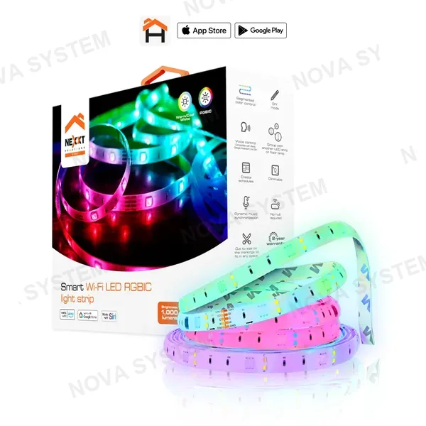 NEXXT SOLUTIONS NEXXT SOLUTIONS NHB-S613 Cinta LED Inteligente Wi-Fi RGBIC 5 Metros