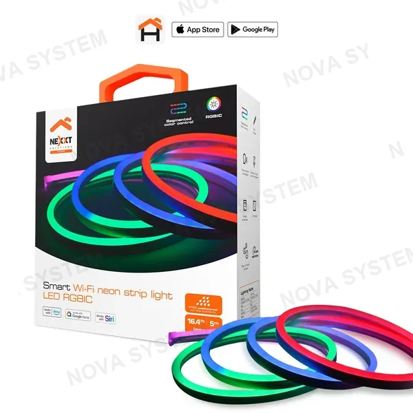 NEXXT SOLUTIONS NEXXT SOLUTIONS NHB-S616 Tira de Luz Led Neon Wifi Inteligente RGBIC 5m