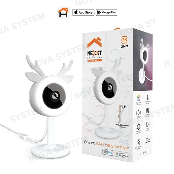 NEXXT SOLUTIONS NEXXT SOLUTIONS NHC-B100 Cámara Inteligente Para Bebé WIFI 3MP
