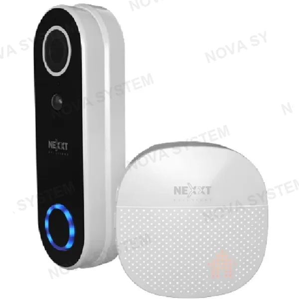 NEXXT SOLUTIONS NEXXT SOLUTIONS NHC-D100 Timbre inteligente WIFI Con Cámara Full HD 2MP Alexa