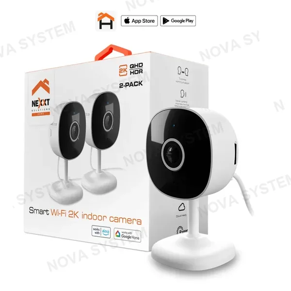 NEXXT SOLUTIONS NEXXT SOLUTIONS NHC-I7102PK Cámara de Seguridad WIFI 2K 3MP 2 Pack