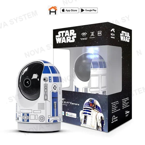 NEXXT SOLUTIONS NEXXT SOLUTIONS NHC-IP15 R2 Cámara de Seguridad WIFI 3MP 360° STAR WARS R2D2