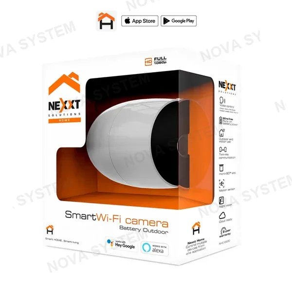 NEXXT SOLUTIONS NEXXT SOLUTIONS NHC-O630 Cámara de Seguridad Inteligente Wi-Fi para Exteriores a Batería 1080P