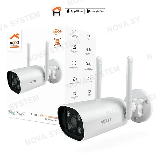 NEXXT SOLUTIONS NEXXT SOLUTIONS NHC-OF10 Cámara de Seguridad WIFI 2K+ 5MP Exterior