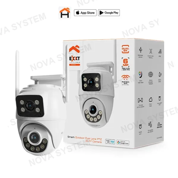 NEXXT SOLUTIONS NEXXT SOLUTIONS NHC-OP30DL Cámara de Seguridad Wifi 4MP 2K+ PT 360 Exterior