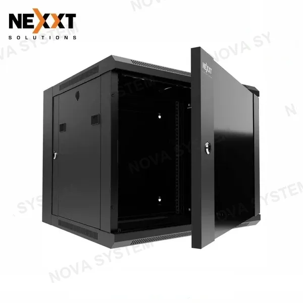 NEXXT SOLUTIONS NEXXT SOLUTIONS NPC-P12U65B Gabinete de Pared 12RU - PIVOTABLE