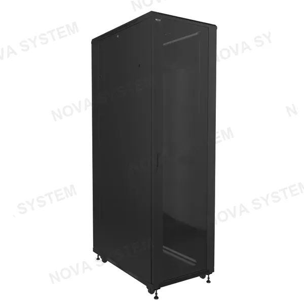 NEXXT SOLUTIONS NEXXT SOLUTIONS NPC-T27U66B Gabinete de Piso Semi-Ensamblado 27U 600m x 600m