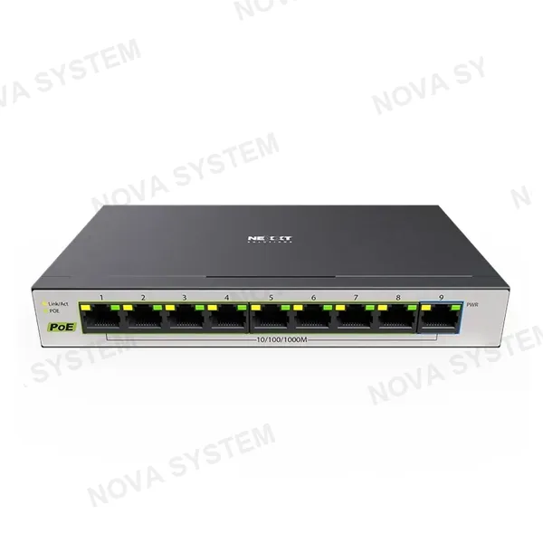 NEXXT SOLUTIONS NEXXT SOLUTIONS NSW-V900P Switch 9 Puertos con 8 Puertos PoE+ Gigabit