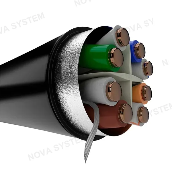 NEXXT SOLUTIONS NEXXT SOLUTIONS PCGUCC6FTBK Cable en Bobina F/UTP Exterior Cat6 Negro 305m