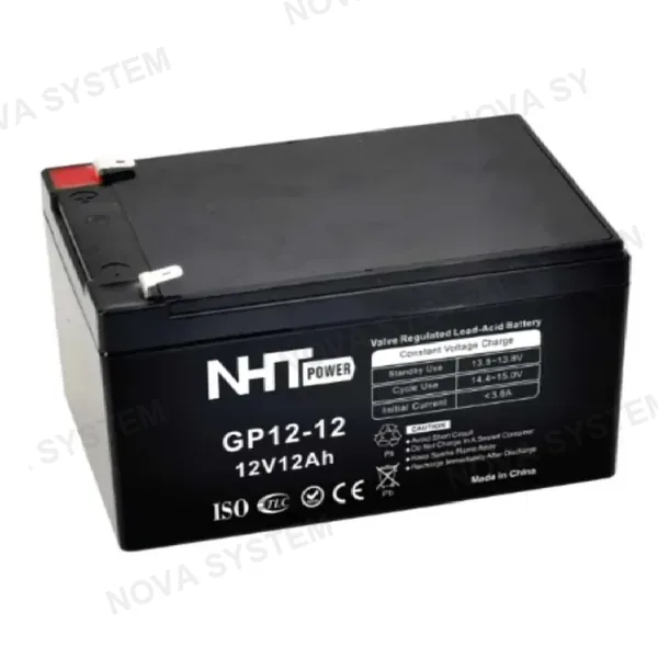 NHT WIRE NHT WIRE GP12V12AH Batería 12amp 12v