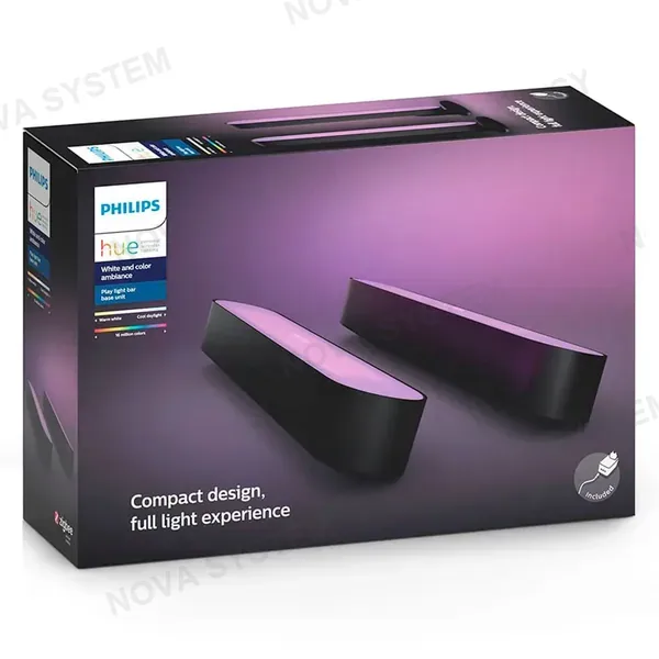 PHILIPS HUE PHILIPS HUE Kit 2 Lámparas Barra de Luces Play Color 915005733901