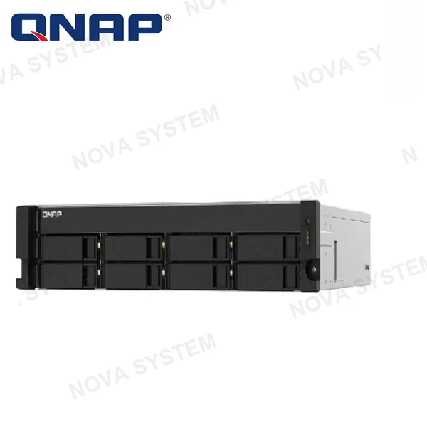 QNAP QNAP TS-832PXU-RP-4G, Servidor NAS 8 Bahías tipo rack, 4-core 1.7Ghz 4GB RAM
