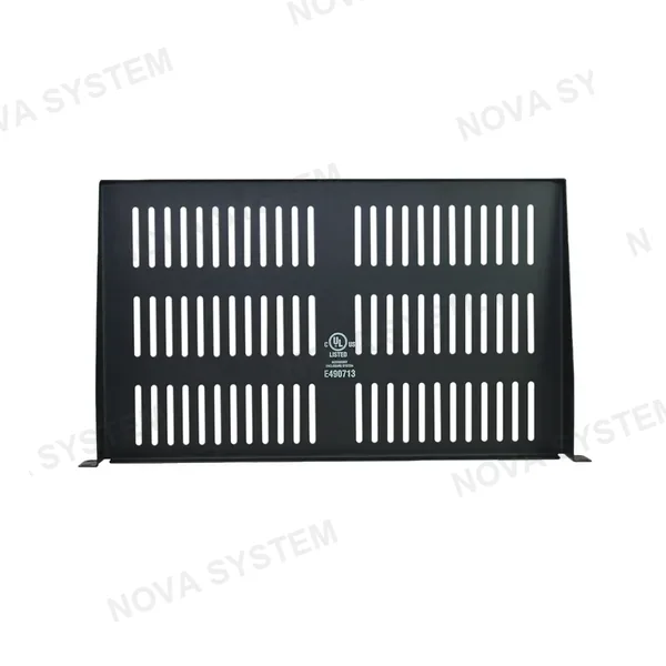QUEST QUEST BV-1013 Bandeja 1-RU 19"x 265mm ventilada, soporta 8 Kgs.