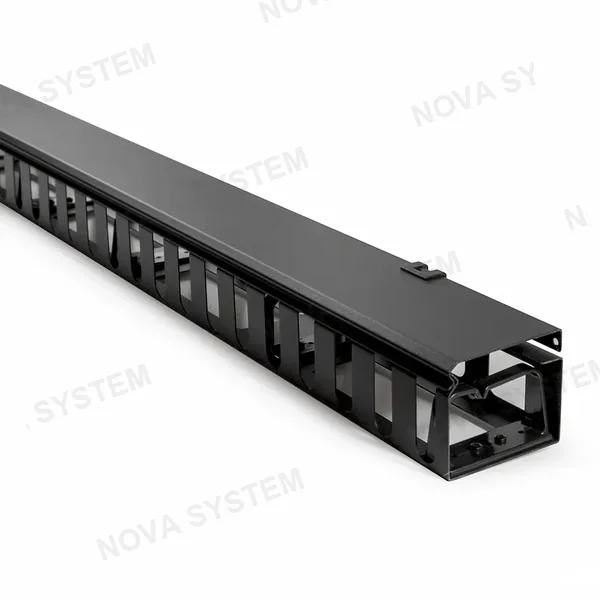 QUEST QUEST OV-4513 Organizador de Cables Vertical 45RU Doble Ducto 60x80mm