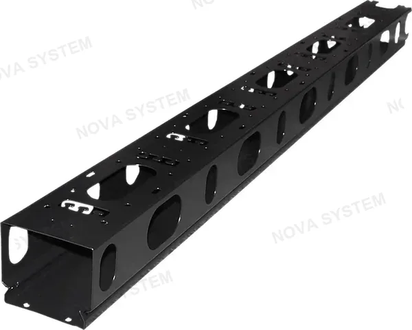 QUEST QUEST OV-4577 Organizador de Cables Vertical para Rack 19" Metálico