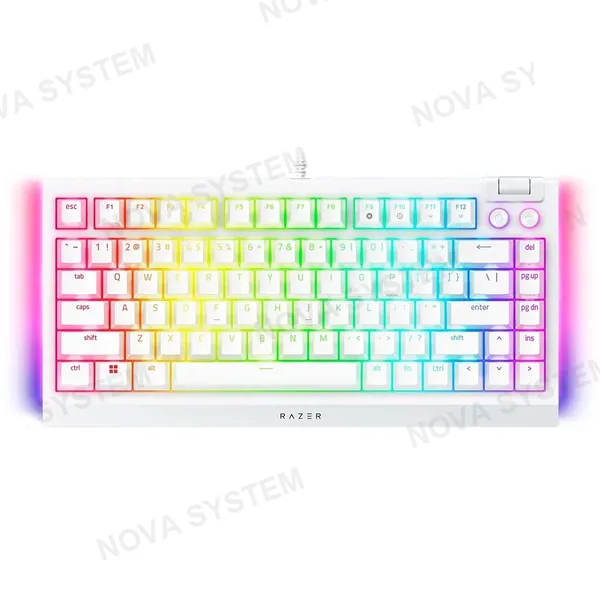 RAZER RAZER Blackwidow V4 75% Teclado Mecanico RGB Ingles Blanco