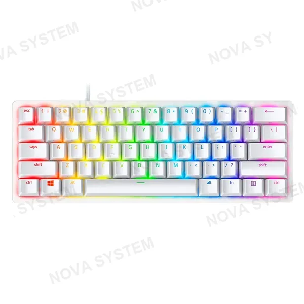 RAZER RAZER Huntsman Mini Teclado Mecanico RGB 60% Ingles Blanco