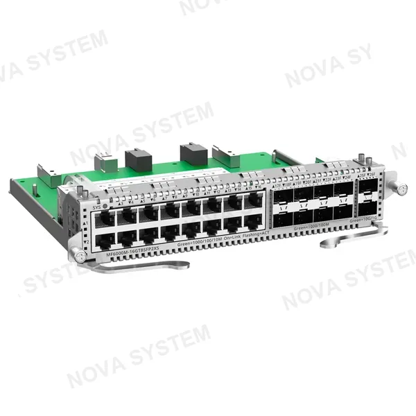 RUIJIE RUIJIE REYEE RG-MF6000M-16GT8SFP2XS E-Lighten Tarjeta Modular 16Gb 8SFP Gb 2SFP+ 10G para Switch