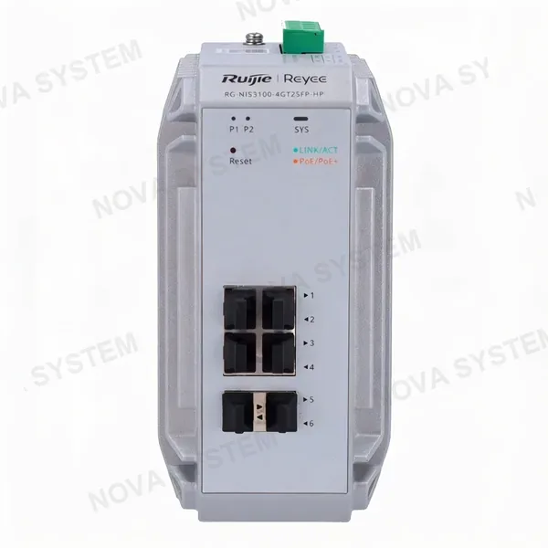 RUIJIE RUIJIE REYEE RG-NIS3100-4GT2SFP-HP Switch Industrial PoE 4 Puertos Gigabit + 2SFP
