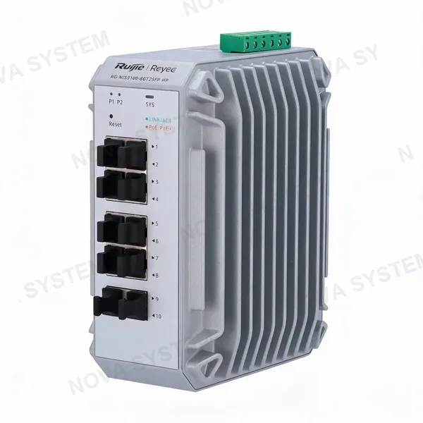 RUIJIE RUIJIE REYEE RG-NIS3100-8GT2SFP-HP Switch Industrial PoE 8 Puertos Gigabit + 2SFP