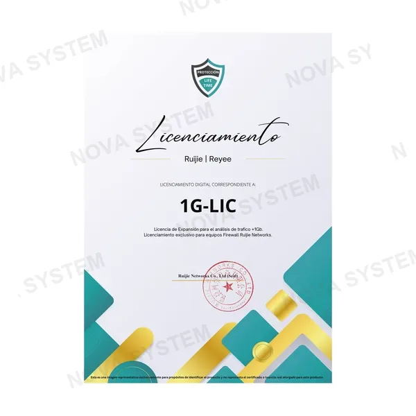 RUIJIE RUIJIE REYEE RG-WALL 1600-Z3200-S-1G-LIC Firewall Empresarial 1Gb