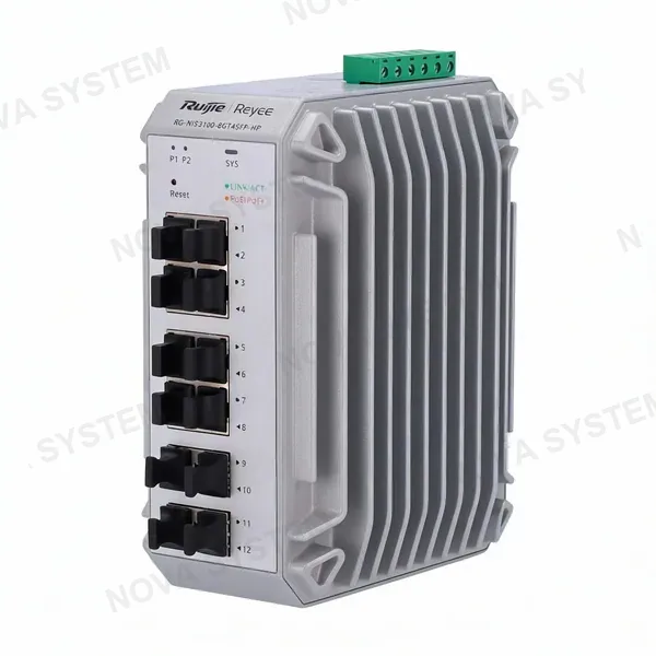 RUIJIE RUIJIE REYEEE RG-NIS3100-8GT4SFP-HP Switch Industrial PoE 8 Puertos Gigabit + 4SFP