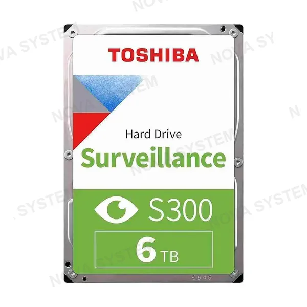 TOSHIBA S300 Disco Duro 6TB 3.5" SATA 256MB Cache 5400rpm para Videovigilancia HDWT860UZSVA
