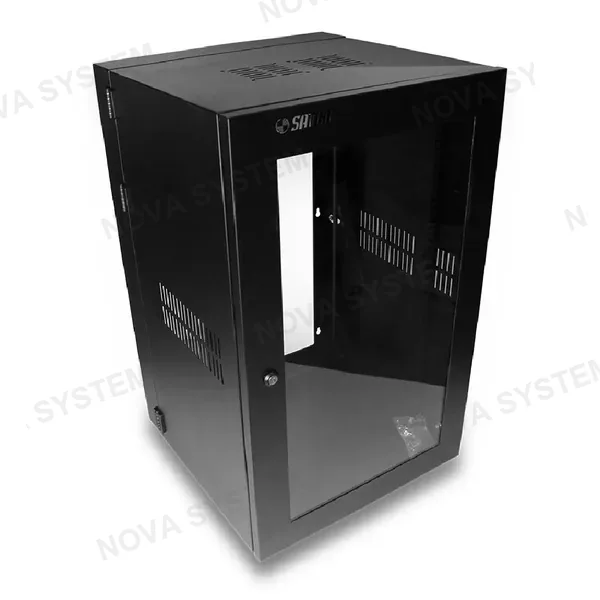SATRA SATRA 1102240001 Gabinete de Pared 24RU Puerta de Acrílico 113x53x53cm