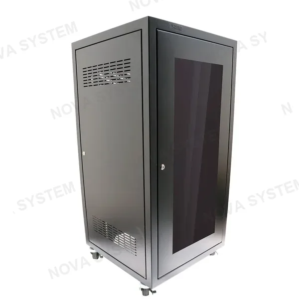 SATRA SATRA 1104240002 Gabinete de Piso 24RU Puerta de Acrílico 120x63x81cm