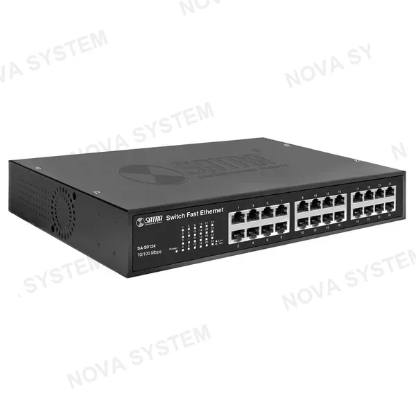 SATRA SATRA 1401240000 Swtich 24 Puertos 10/100Mbps Rackeable