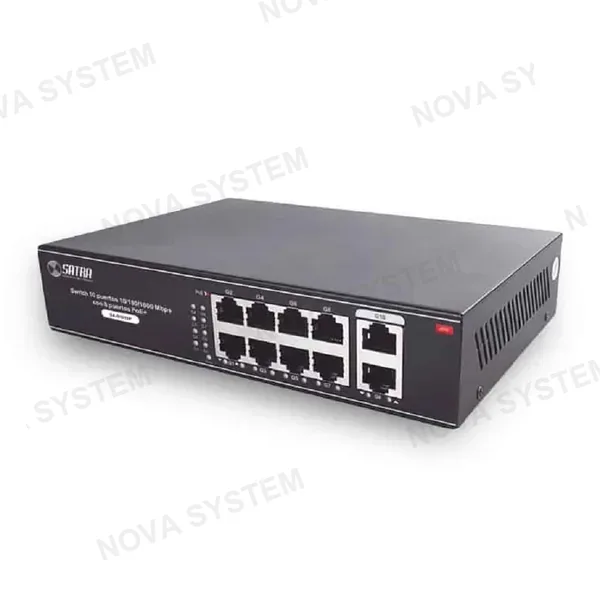 SATRA SATRA 1403020000 Switch 10 Puertos Gigabit con 8P PoE