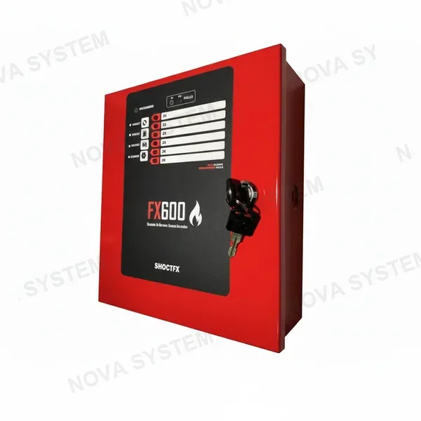 SHOCTIX SHOCTIX ST-FX600 Panel de Alarma contra Incendio Convencional 6 Zonas 2-4Hilos