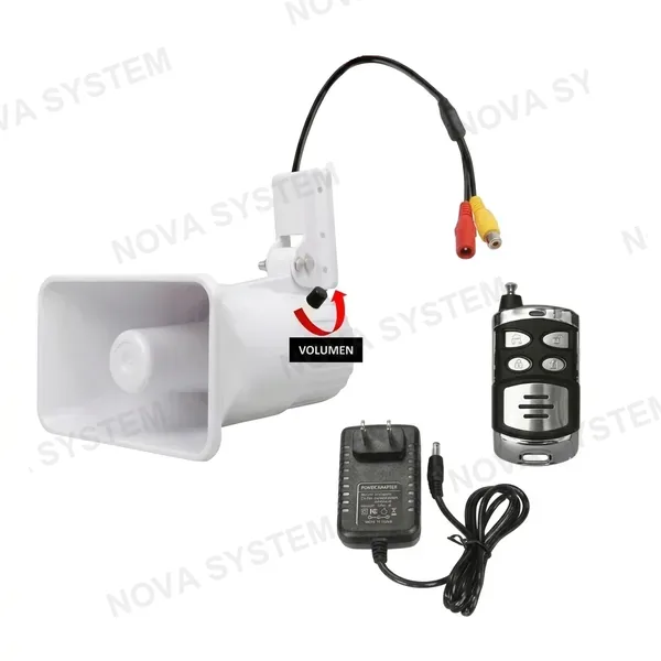 SHOCTIX SHOCTIX ST-TXVOZ SMART Perifoneo para CCTV, Alarma Smart Triple Tono WiFi