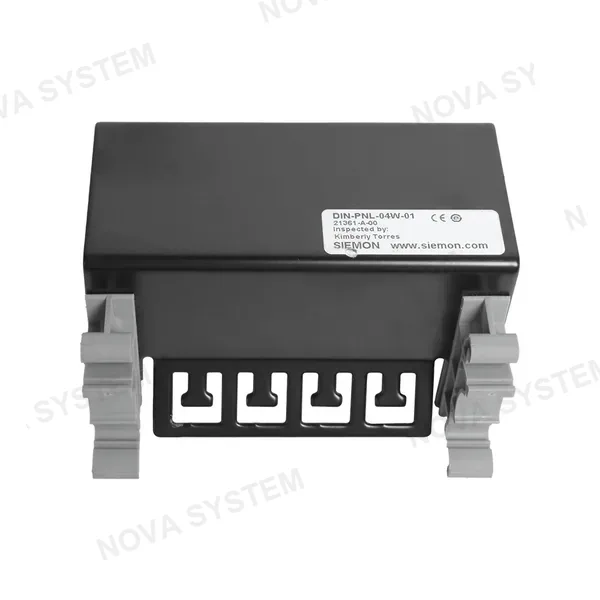 SIEMON SIEMON DIN-PNL-04W-01 Patch panel riel DIN 4Puertos