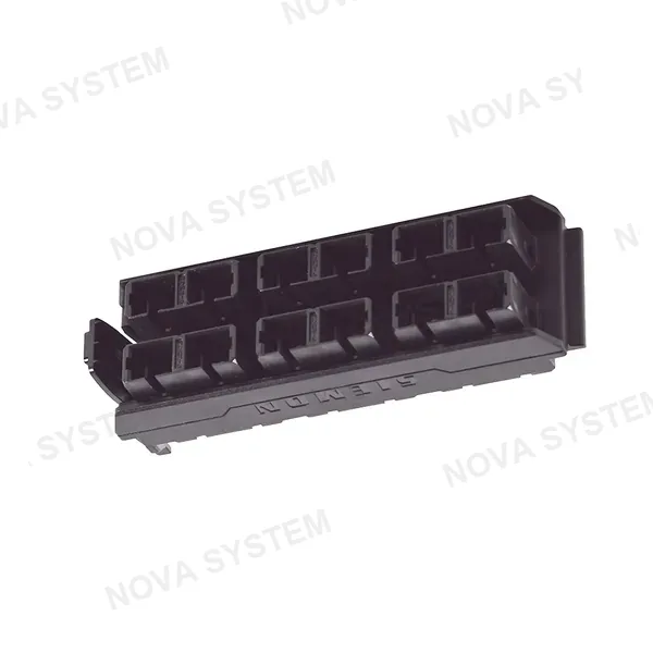 SIEMON SIEMON LVA12-SCB-BM-A Palca Adaptador FO LightVerse 12 Acopladores SC (SM-MM) Color Negro
