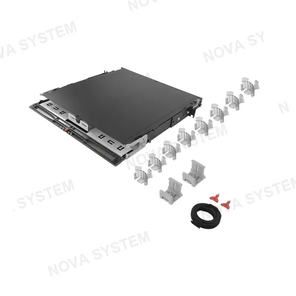 SIEMON SIEMON LVE-1U-MD-P01A Gabinete Light Verse Pro, Montaje en Rack, 1U, 4A
