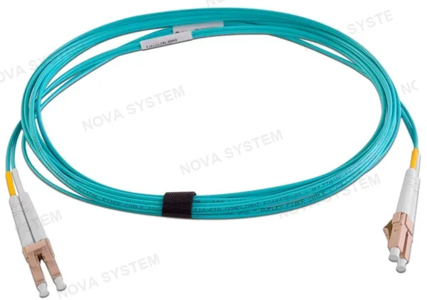SIEMON SIEMON M-J2-LCLC5L-02 Patch Cord Fibra Optica LC/LC Multimodo 50um Dúplex XGLO OM3 2m LSZH Aqua