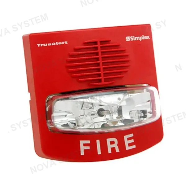 SIMPLEX SIMPLEX 49AV-WRF Sirena estrobo direccionable para pared