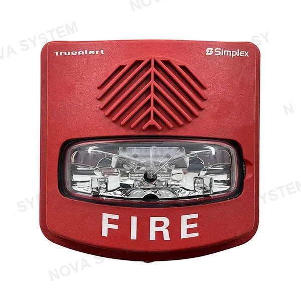 SIMPLEX SIMPLEX 49AV-WRFO Sirena estrobo direccionable para pared uso exterior
